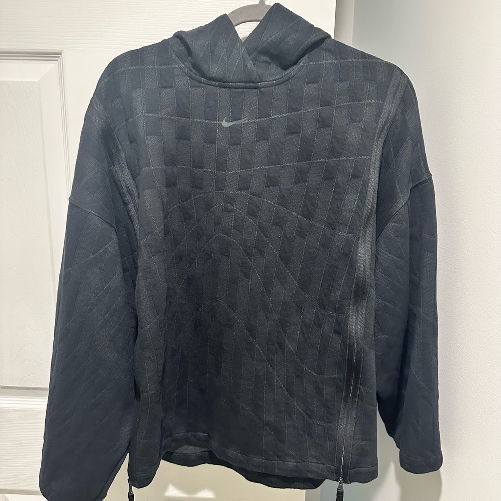 Nike Black Quilted Pullover